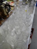 Parcel of various drinking glasses