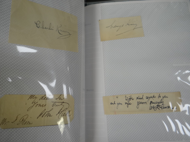 Four albums of various autographs & signatures - Image 10 of 18