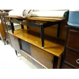A vintage G-Plan sliding door & drawer sideboard together with a similar vintage G-Plan Long John