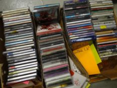 Box of CDs, mainly pop