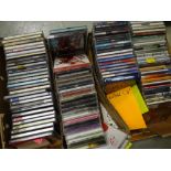 Box of CDs, mainly pop