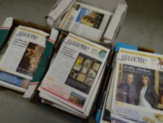 A large parcel of Antique Trade Gazette magazines dating from 2016-17