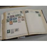 A vintage stamp album