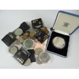 Royal Mint commemorative silver medallion for the Battle of Britain, sundry coinage, ten shilling