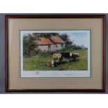 DAVID SHEPHERD OBE limited edition (148/950) print - titled 'The Orphans', signed in pencil, 28 x