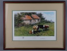 DAVID SHEPHERD OBE limited edition (148/950) print - titled 'The Orphans', signed in pencil, 28 x