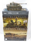 A 'FORCES OF VALOR' MICHAEL WITTMANN'S FINAL BATTLE GERMAN TIGER ONE 1/16th SCALE DIECAST METAL