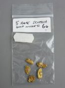SCOTTISH GOLD NUGGETS, 6 grms