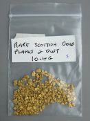 SCOTTISH GOLD FLAKES & DUST, 10.4 grms