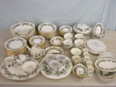 ONE HUNDRED & TWO PIECES OF ROYAL WORCESTER 'LAVINIA' TABLEWARE to include four serving dishes,