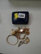 Sundry 9ct gold watches & bracelets etc, 55grams gross