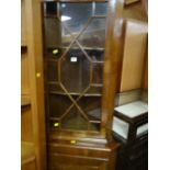 Reproduction standing corner cabinet