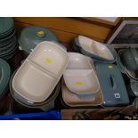 A large quantity of Denby dinnerware & cookware