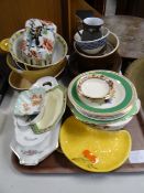 Collection of pottery including Wedgwood & Carltonware etc
