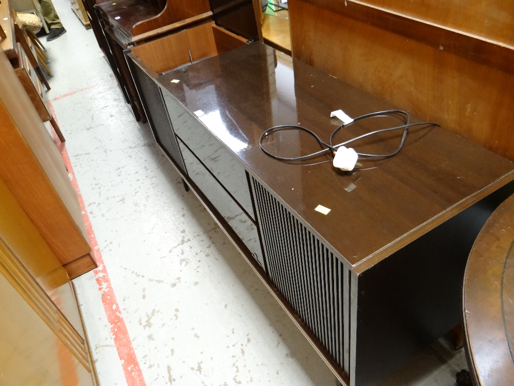 A retro Grundig cabinet gramophone