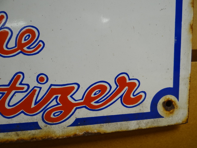 An antique enamel sign for Tizer soft drink - Image 7 of 9
