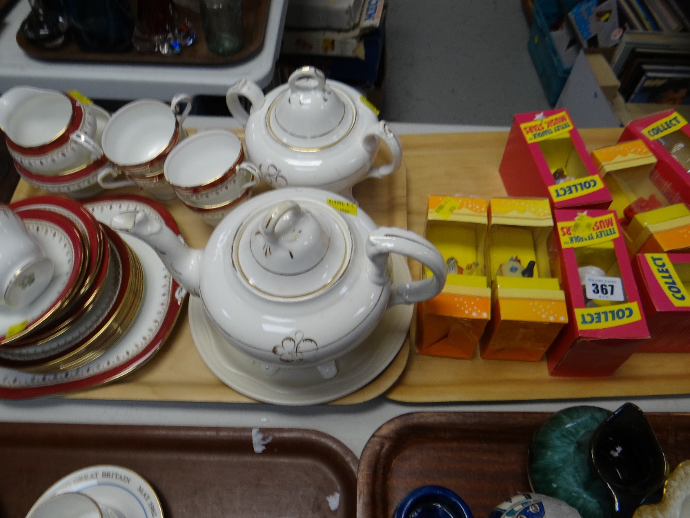 Collection of Tetley novelty figures & a quantity of mixed teaware including Aynsley