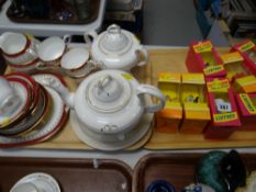 Collection of Tetley novelty figures & a quantity of mixed teaware including Aynsley