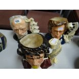 Three Royal Doulton character jugs - 'Tchaikovsky', 'Beethoven' & 'Chopin'