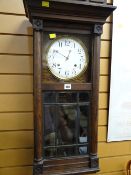 A vintage Ansonia American wall clock