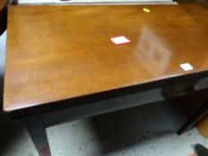 Vintage dark wood breakfast / dining table