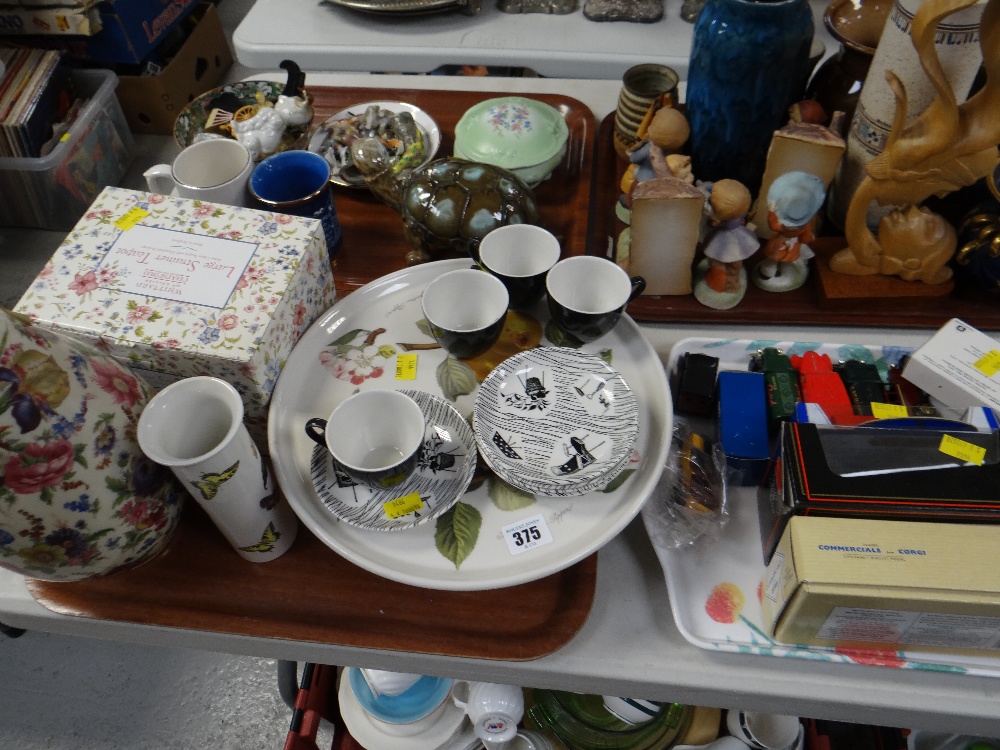 Small parcel of Ridgeway pottery homemaker, Portmeirion items, sundry china including whimsies &