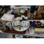 Small parcel of Ridgeway pottery homemaker, Portmeirion items, sundry china including whimsies &