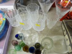 Quantity of drinking and other glassware including lead crystal