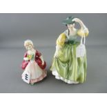 Two Royal Doulton figurines 'Valerie' HN2107 and 'Buttercup' HN2309
