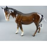Good Beswick pottery mare, tail to right hand leg, head inclined to the left