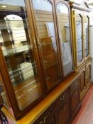 Excellent triple door display cabinet