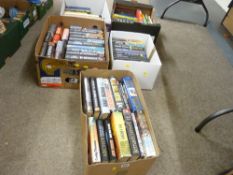 Five boxes of mainly good hardback books