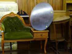 Vintage telephone table and two occasional tables