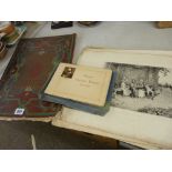 Parcel of approximately six unframed French, mainly maritime etchings and a copy of Coronation