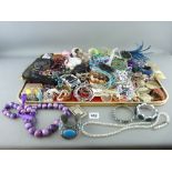 Good quantity of assorted costume jewellery, bracelets, bangles and necklaces