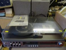 Vintage Sanyo hifi stereo system JXT4404K with speakers E/T