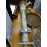 Vintage cast iron water pump (no handle)