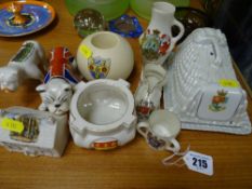 Nice parcel of crested china ornaments