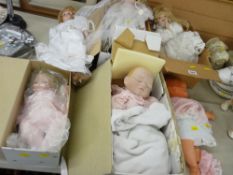 Six collector's dolls (four boxed)