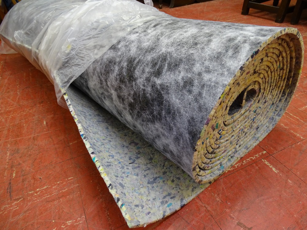 As new roll of 10mm carpet underlay, to cover approximately 18 square yards