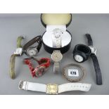 Collection of modern lady's and gent's wristwatches etc