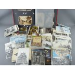 Collection of vintage postcards (three hundred and fifty plus), some street scenes, trams, novelty