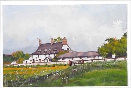 ALUN EDWARDS framed watercolour - 'Monmouth Countryside - St Brides Nr Newport', 42 x 51cms (