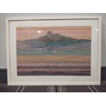 JOHN FREDERICK COOPER framed felt pen on card - 'Mwmbwls, Abertawe / Mumbles, Swansea', 14 x 21