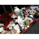 Two crates of mixed china & glass including Wedgwood etc