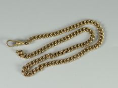 A 9ct gold Albert chain, 27grams approx.