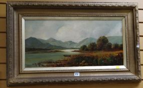 Oil on canvas by H WILLIAMS entitled verso 'Near Windermere', signed & dated 1820
