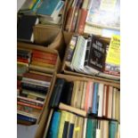 Six boxes of various hardback & paperback books, mainly reference & of Welsh interest