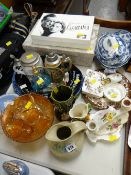 Parcel of china & glass etc