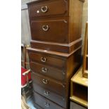 A G-Plan five-drawer chest & another